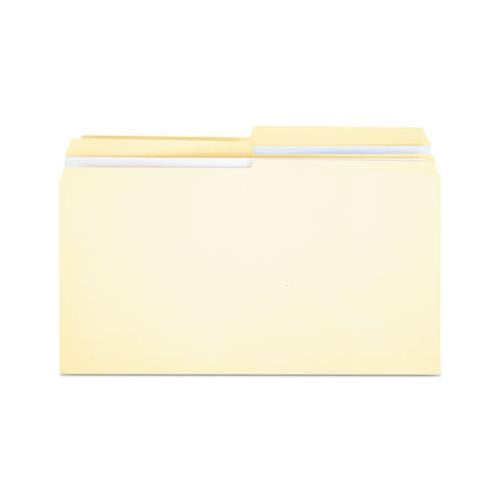Double-ply Top Tab Manila File Folders, 1-2-cut Tabs, Legal Size, 100-box