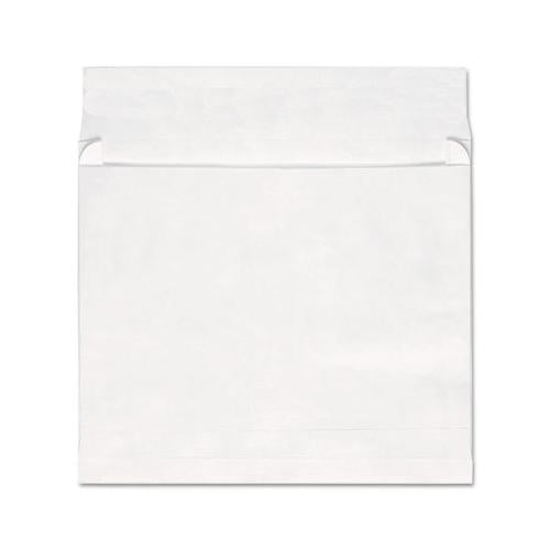 Deluxe Tyvek Expansion Envelopes, #13 1-2, Square Flap, Self-adhesive Closure, 10 X 13, White, 100-box
