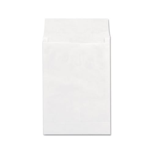 Deluxe Tyvek Expansion Envelopes, #13 1-2, Square Flap, Self-adhesive Closure, 10 X 13, White, 100-box