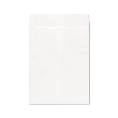Deluxe Tyvek Envelopes, #13 1-2, Squar Flap, Self-adhesive Closure, 10 X 13, White, 100-box