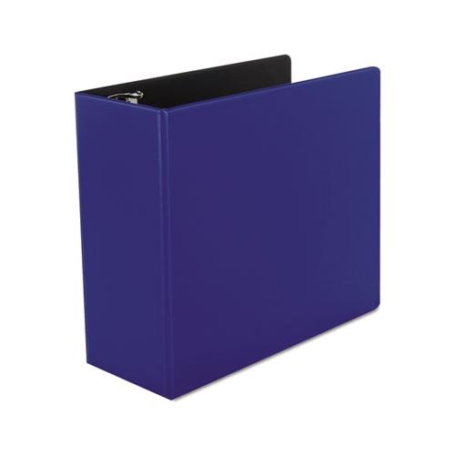 Deluxe Non-view D-ring Binder With Label Holder, 3 Rings, 5" Capacity, 11 X 8.5, Royal Blue
