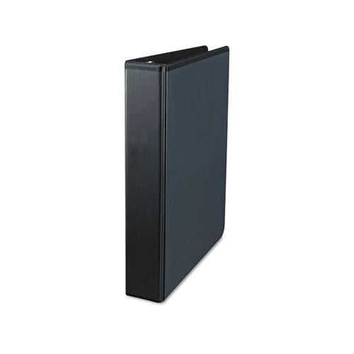 Deluxe Round Ring View Binder, 3 Rings, 1.5" Capacity, 11 X 8.5, Black