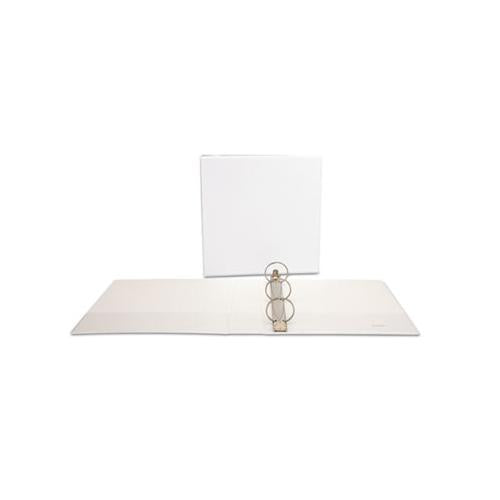 Deluxe Round Ring View Binder, 3 Rings, 2" Capacity, 11 X 8.5, White