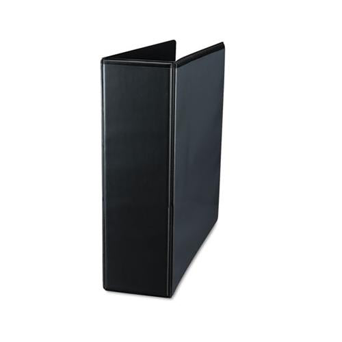 Deluxe Round Ring View Binder, 3 Rings, 3" Capacity, 11 X 8.5, Black