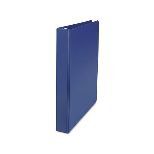 Deluxe Non-view D-ring Binder With Label Holder, 3 Rings, 1" Capacity, 11 X 8.5, Royal Blue