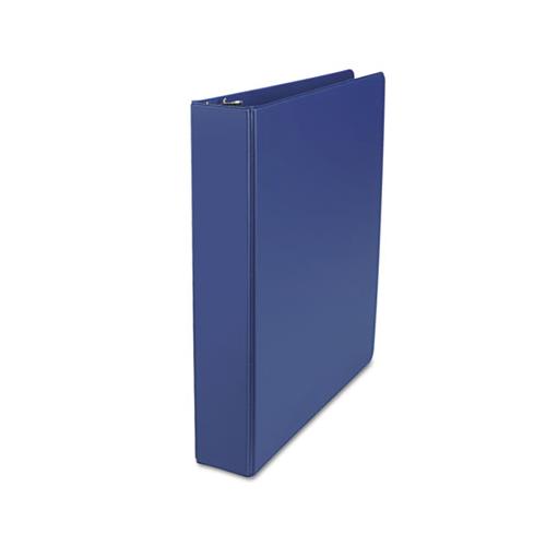 Deluxe Non-view D-ring Binder With Label Holder, 3 Rings, 1.5" Capacity, 11 X 8.5, Royal Blue