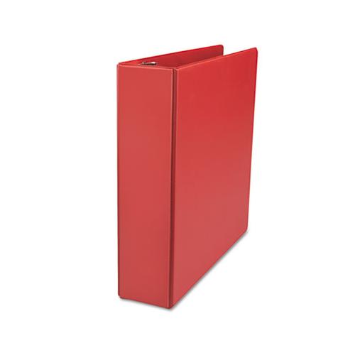 Deluxe Non-view D-ring Binder With Label Holder, 3 Rings, 2" Capacity, 11 X 8.5, Red