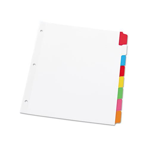 Deluxe Write-on-erasable Tab Index, 8-tab, 11 X 8.5, White, 1 Set
