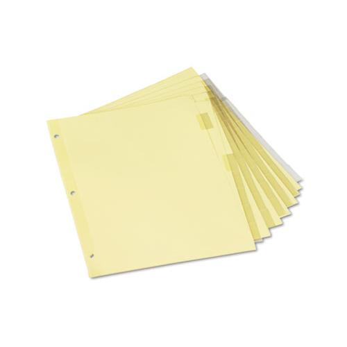 Insertable Tab Index, 8-tab, 11 X 8.5, Buff, 6 Sets