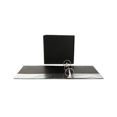 Economy Non-view Round Ring Binder, 3 Rings, 3" Capacity, 11 X 8.5, Black
