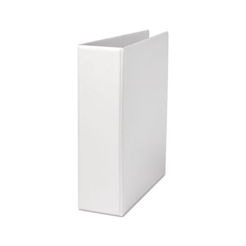 Deluxe Easy-to-open D-ring View Binder, 3 Rings, 3" Capacity, 11 X 8.5, White