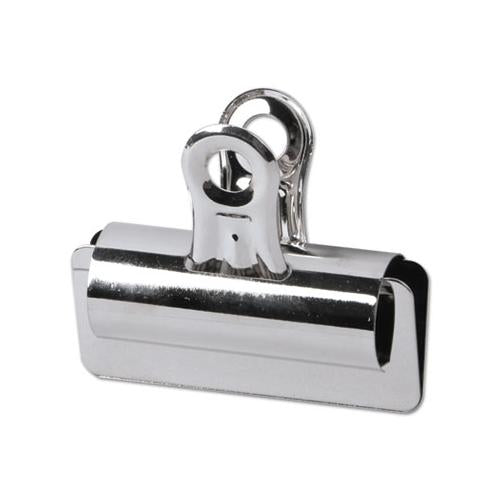 Bulldog Clips, Large, Nickel-plated, 12-pack