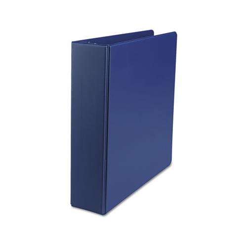 Economy Non-view Round Ring Binder, 3 Rings, 2" Capacity, 11 X 8.5, Royal Blue