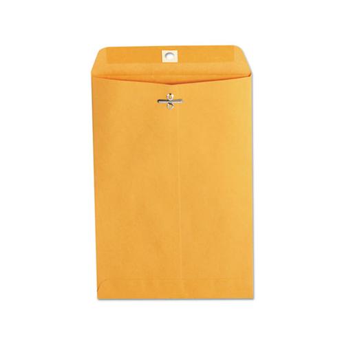 Kraft Clasp Envelope, #63, Square Flap, Clasp-gummed Closure, 6.5 X 9.5, Brown Kraft, 100-box