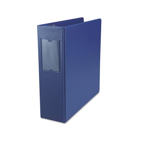 Economy Non-view Round Ring Binder, 3 Rings, 3" Capacity, 11 X 8.5, Royal Blue