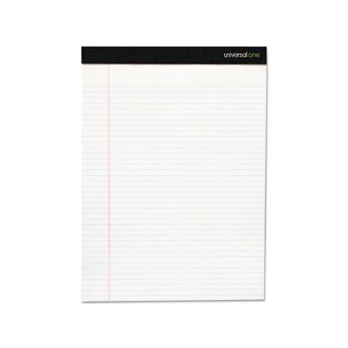 Fashion Writing Pad, Wide-legal Rule, 8.5 X 11, White, 50 Sheets, 6-pack