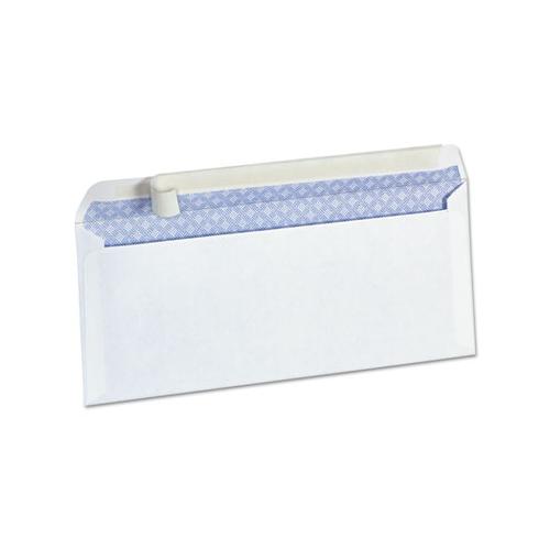 Peel Seal Strip Business Envelope, #10, Square Flap, Self-adhesive Closure, 4.13 X 9.5, White, 100-box