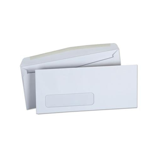 Business Envelope, #10, Commercial Flap, Gummed Closure, 4.13 X 9.5, White, 250-box