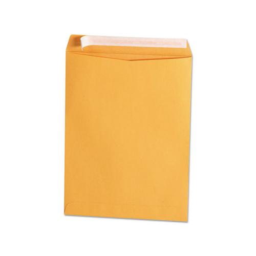 Peel Seal Strip Catalog Envelope, #10 1-2, De Flap, Self-adhesive Closure, 9 X 12, Natural Kraft, 100-box