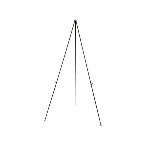 Instant Setup Foldaway Easel, Adjusts 15" To 61" High, Steel, Black