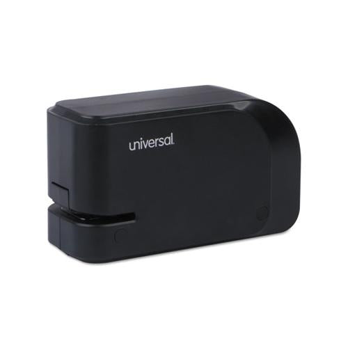 Half-strip Electric Stapler With Staple Channel Release Button, 20-sheet Capacity, Black