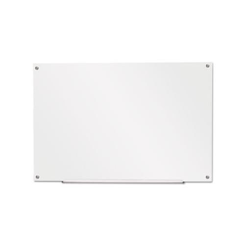 Frameless Glass Marker Board, 36" X 24", White