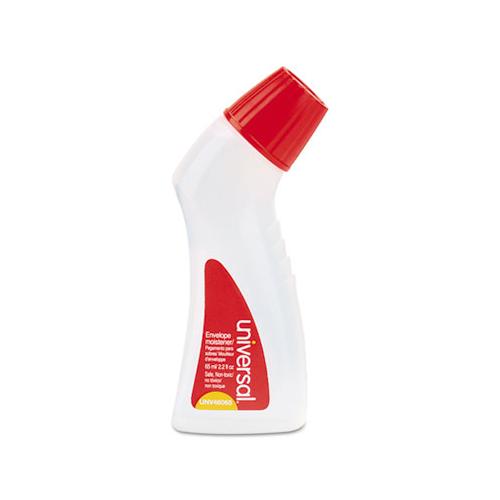 Envelope Moistener With Adhesive, 2.2 Oz Bottle, Clear