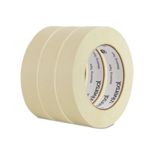 General-purpose Masking Tape, 3" Core, 24 Mm X 54.8 M, Beige, 3-pack