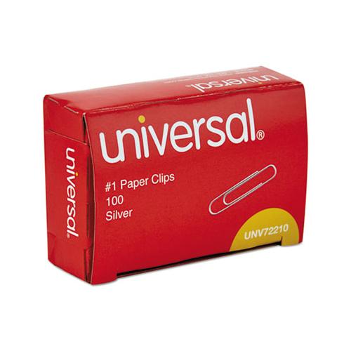 Paper Clips, Small (no. 1), Silver, 100-box