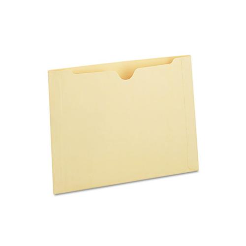 Deluxe Manila File Jackets With Reinforced Tabs, Straight Tab, Legal Size, Manila, 50-box