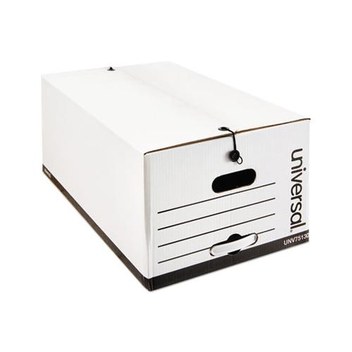 Economical Easy Assembly Storage Files, Legal Files, White, 12-carton