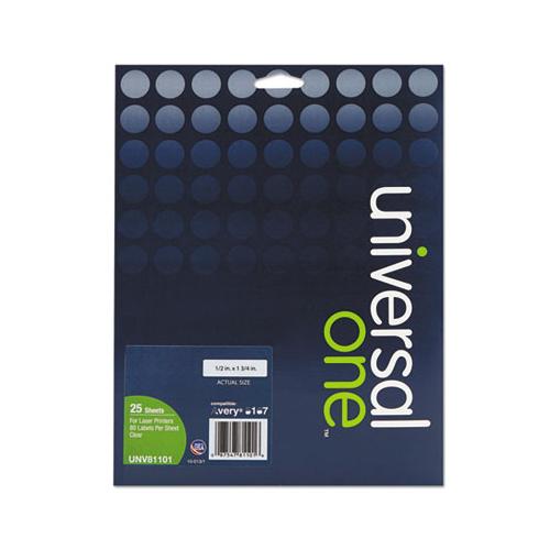 Deluxe Clear Labels, Inkjet-laser Printers, 0.5 X 1.75, Clear, 80-sheet, 25 Sheets-box