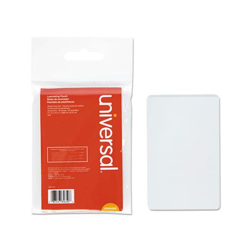 Laminating Pouches, 5 Mil, 2.13" X 3.38", Matte Clear, 25-pack