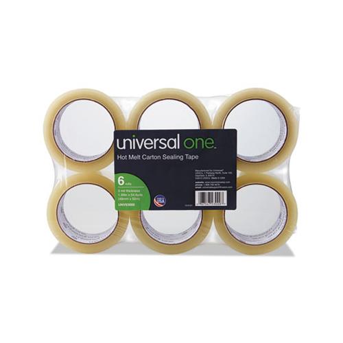 Heavy-duty Box Sealing Tape, 3" Core, 1.88" X 54.6 Yds, Clear, 6-box