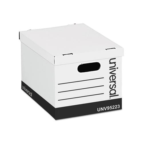 Basic-duty Easy Assembly Storage Files, Letter-legal Files, White, 12-carton