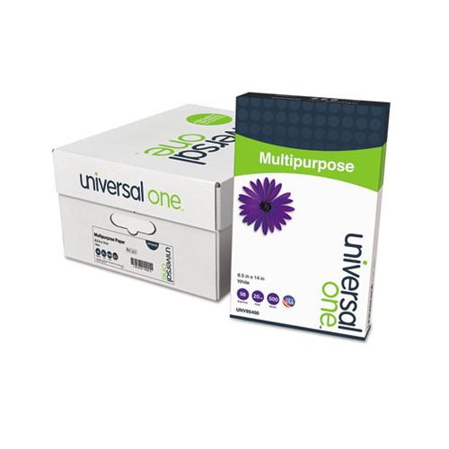 Deluxe Multipurpose Paper, 98 Bright, 20lb, 8.5 X 14, Bright White, 500 Sheets-ream, 10 Reams-carton