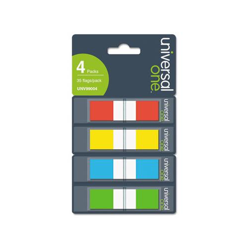 Page Flags, Assorted Colors, 35 Flags-dispenser, 4 Dispensers-pack