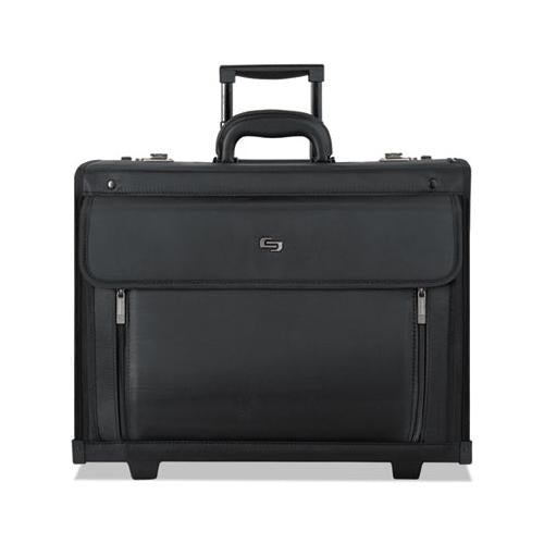 Classic Rolling Catalog Case, 16", 18" X 8" X 14", Black