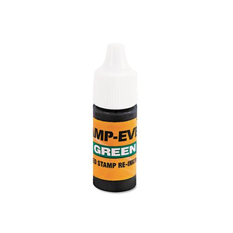 Refill Ink For Clik! And Universal Stamps, 7ml-bottle, Green