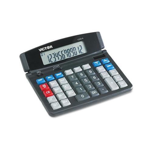 1200-4 Business Desktop Calculator, 12-digit Lcd