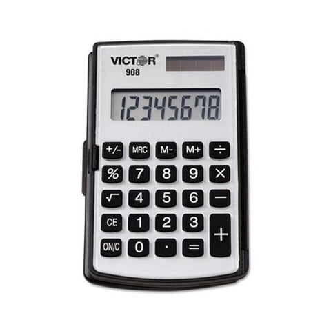 908 Portable Pocket-handheld Calculator, 8-digit Lcd