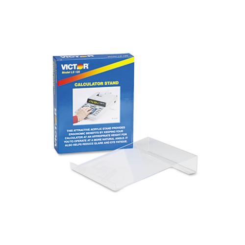Large Angled Acrylic Calculator Stand, 9 X 11 X 2, Clear