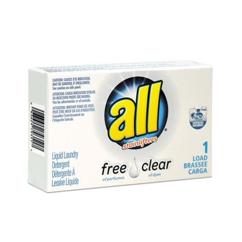 Free Clear He Liquid Laundry Detergent, Unscented, 1.6 Oz Vend-box, 100-carton