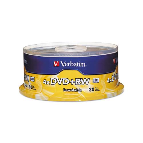 Dvd+rw Discs, 4.7gb, 4x, Spindle, 30-pack