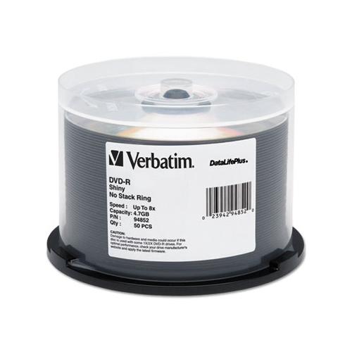 Datalifeplus Dvd-r, 4.7gb, 8x, Shiny Silver Silk Screen Printable, 50-pk Spindle