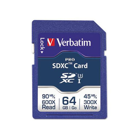 64gb Pro 600x Sdxc Memory Card, Uhs-i V30 U3 Class 10