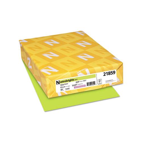 Color Paper, 24 Lb, 8.5 X 11, Vulcan Green, 500-ream