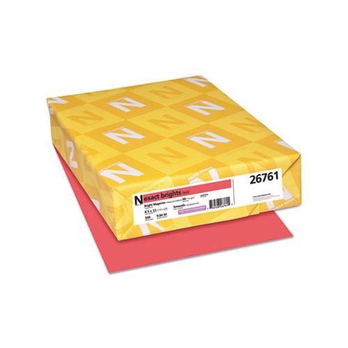 Exact Brights Paper, 20lb, 8.5 X 11, Bright Magenta, 500-ream