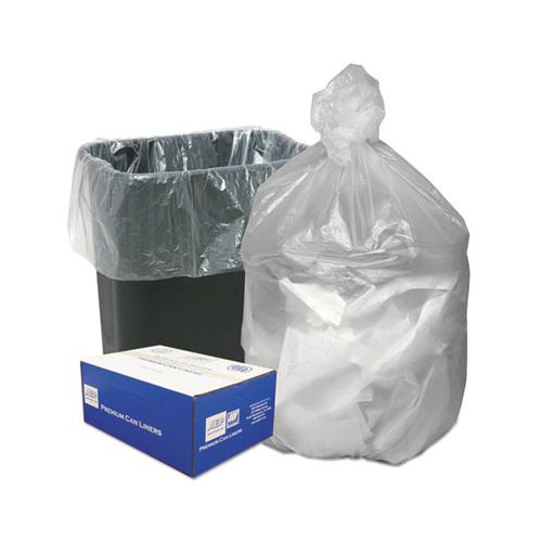 Can Liners, 16 Gal, 8 Microns, 24" X 33", Natural, 1,000-carton