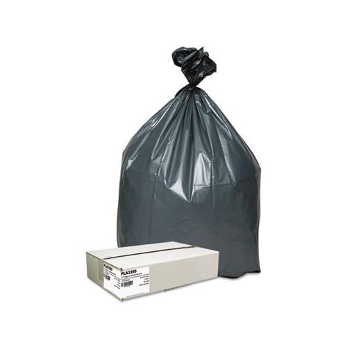 Can Liners, 33 Gal, 1.35 Mil, 33" X 40", Gray, 50-carton